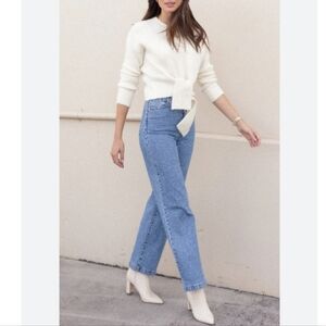 Petal & Pup Captivate Knit Sweater In Cream S/M NWT